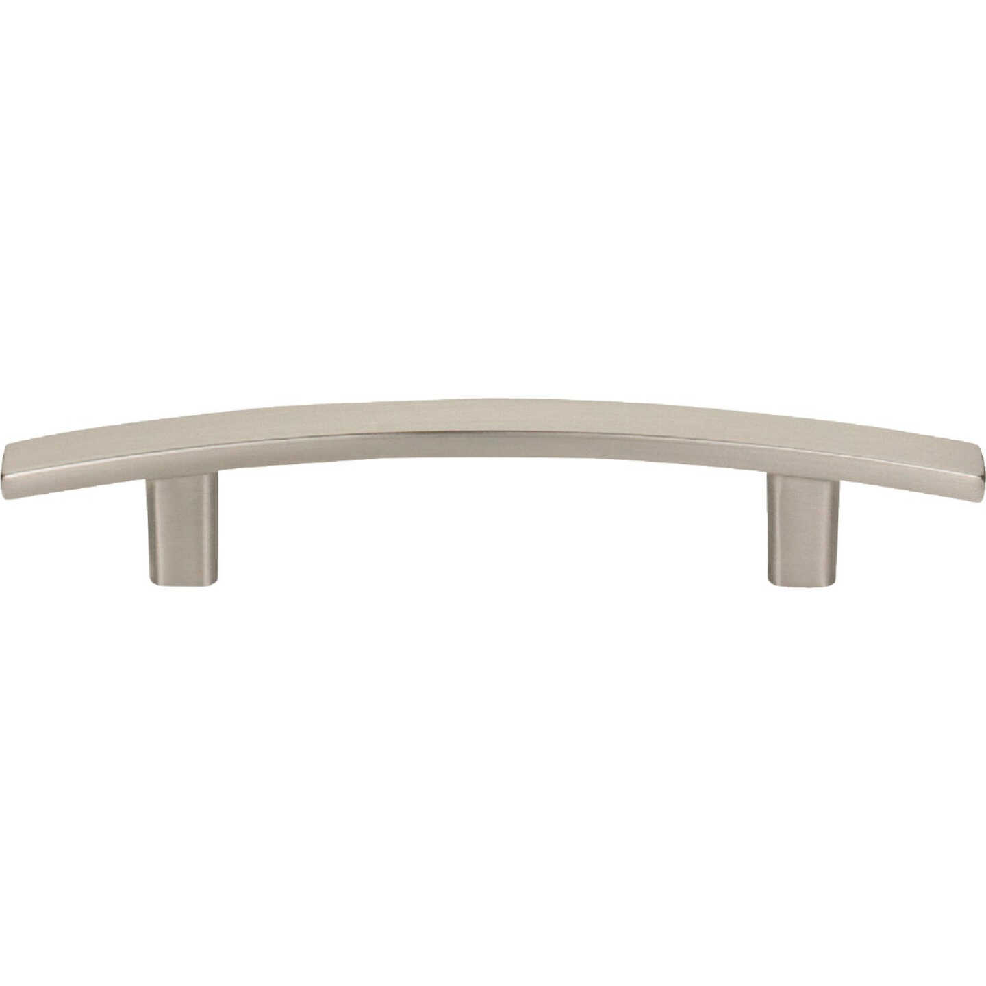 Elements Thatcher 6 In. Overall Length Satin Nickel Curved Cabinet Bar Pull Image 2