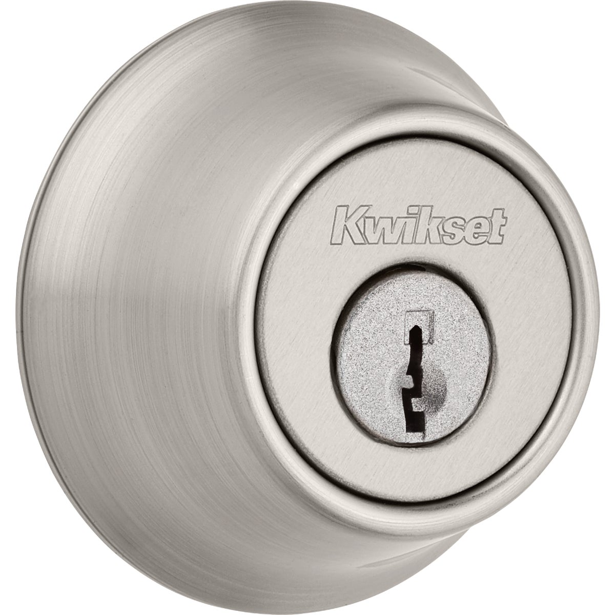 Kwikset 665 Deadbolt, Keyed Both Sides, in Satin Nickel