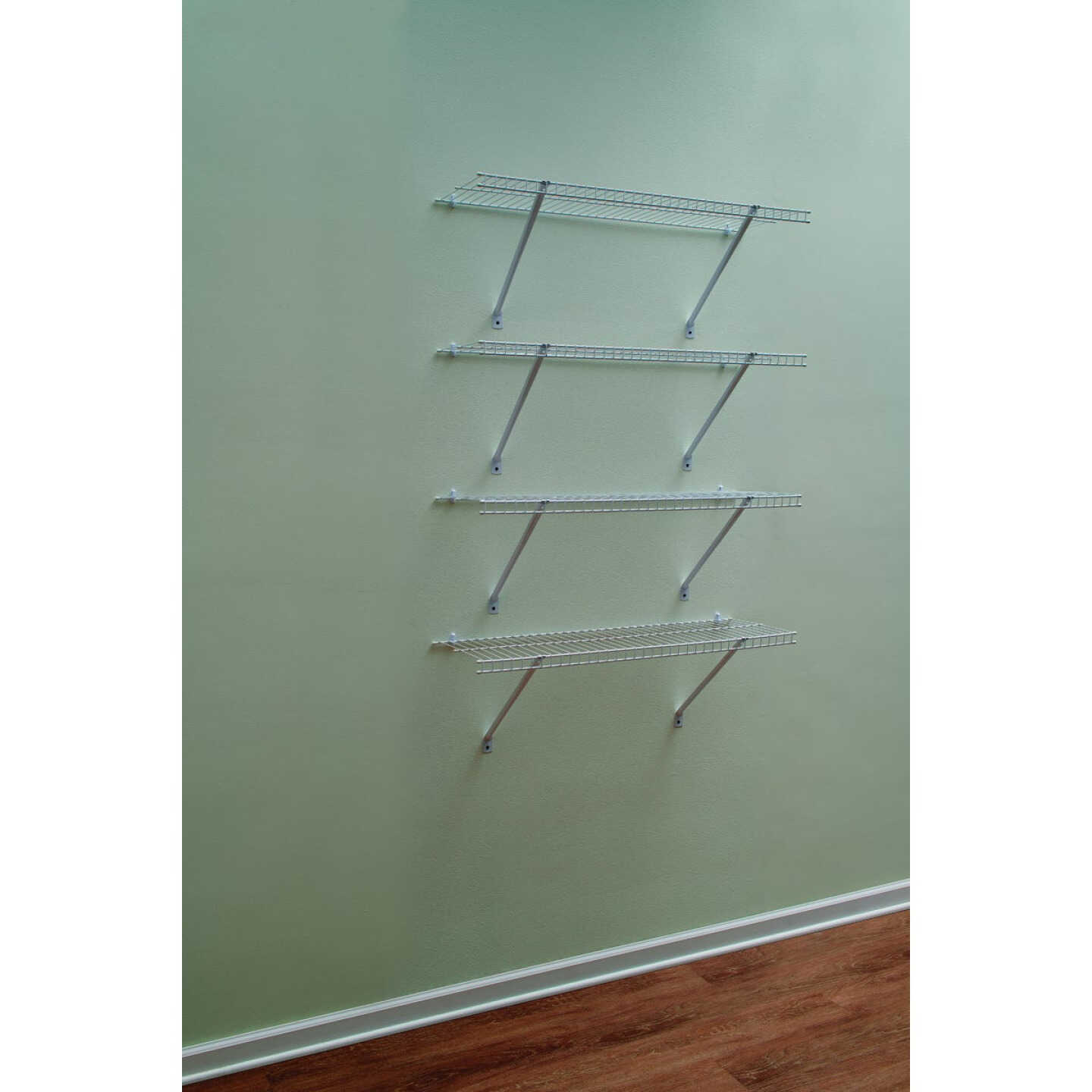 Rubbermaid 36 In. 4-Shelf Linen Closet Kit Image 4