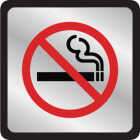 Hy-Ko No Smoking Symbol Plaque Image 1