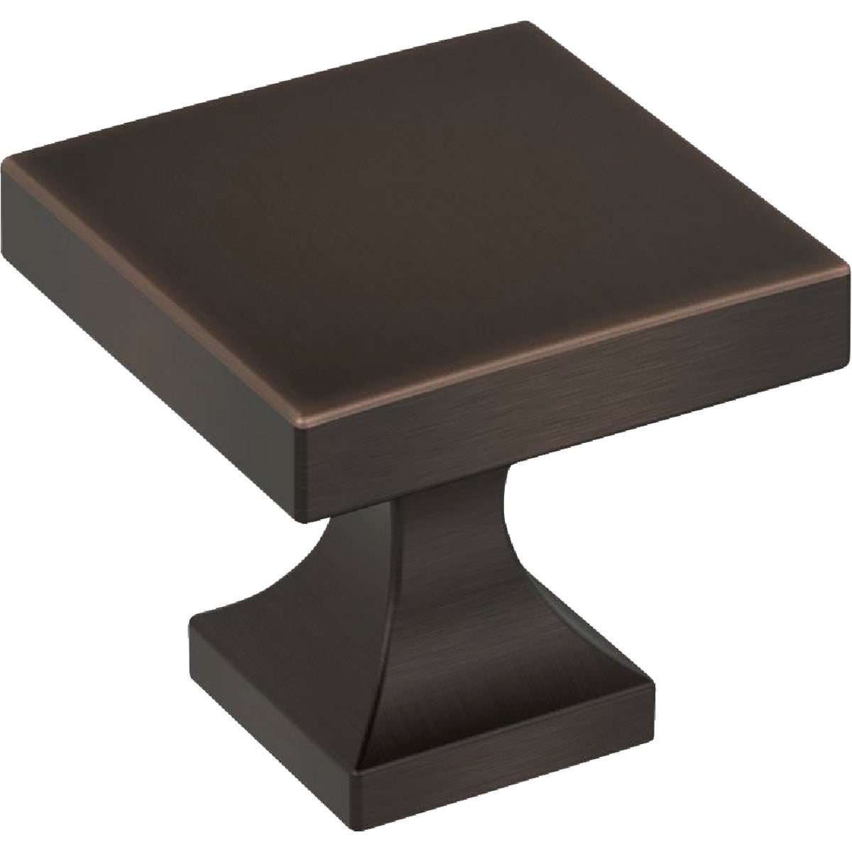Amerock Pedestal 1.0625 In. Square Oil Rubbed Bronze Knob