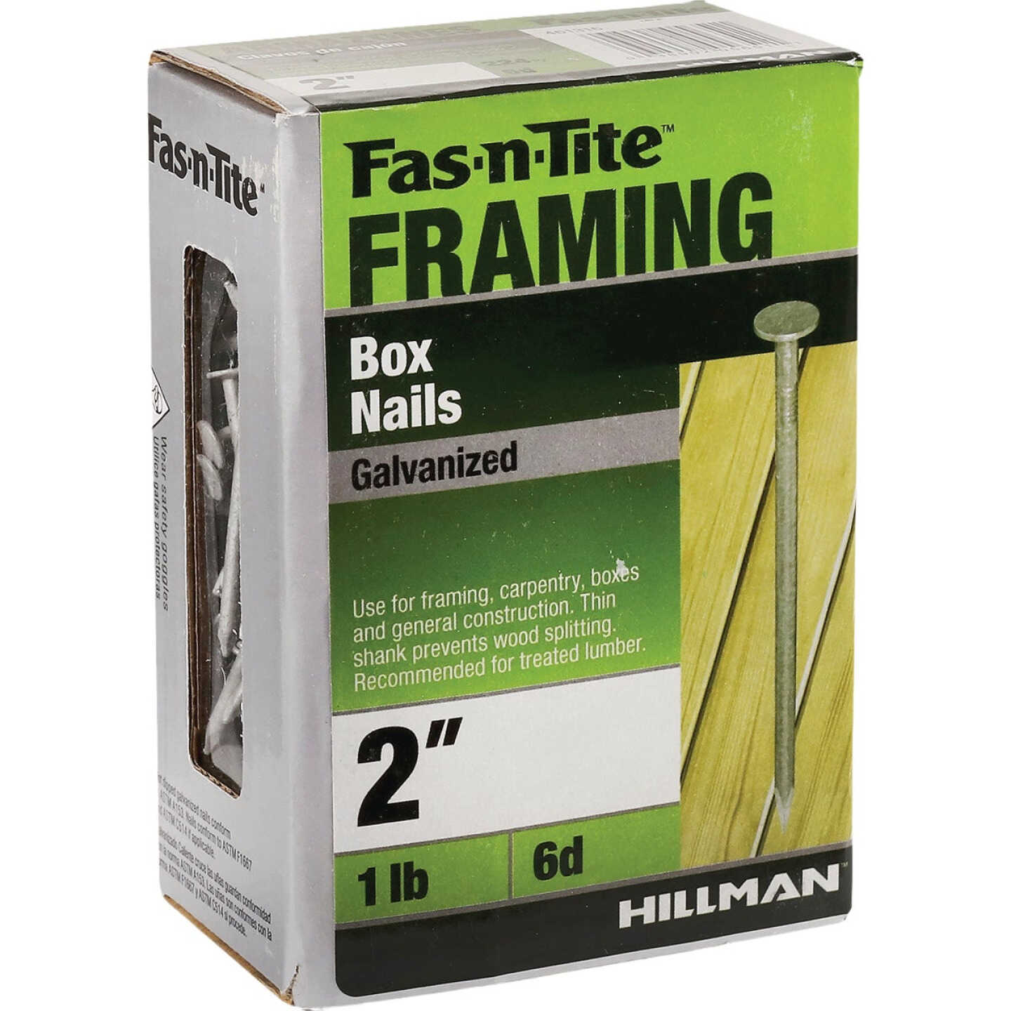 Hillman Fas-n-Tite 2 In. Hot Dipped Galvanized Box Nails (224-Count) Image 1
