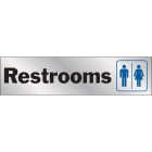 Hy-Ko 2x8 Restroom Sign Image 1
