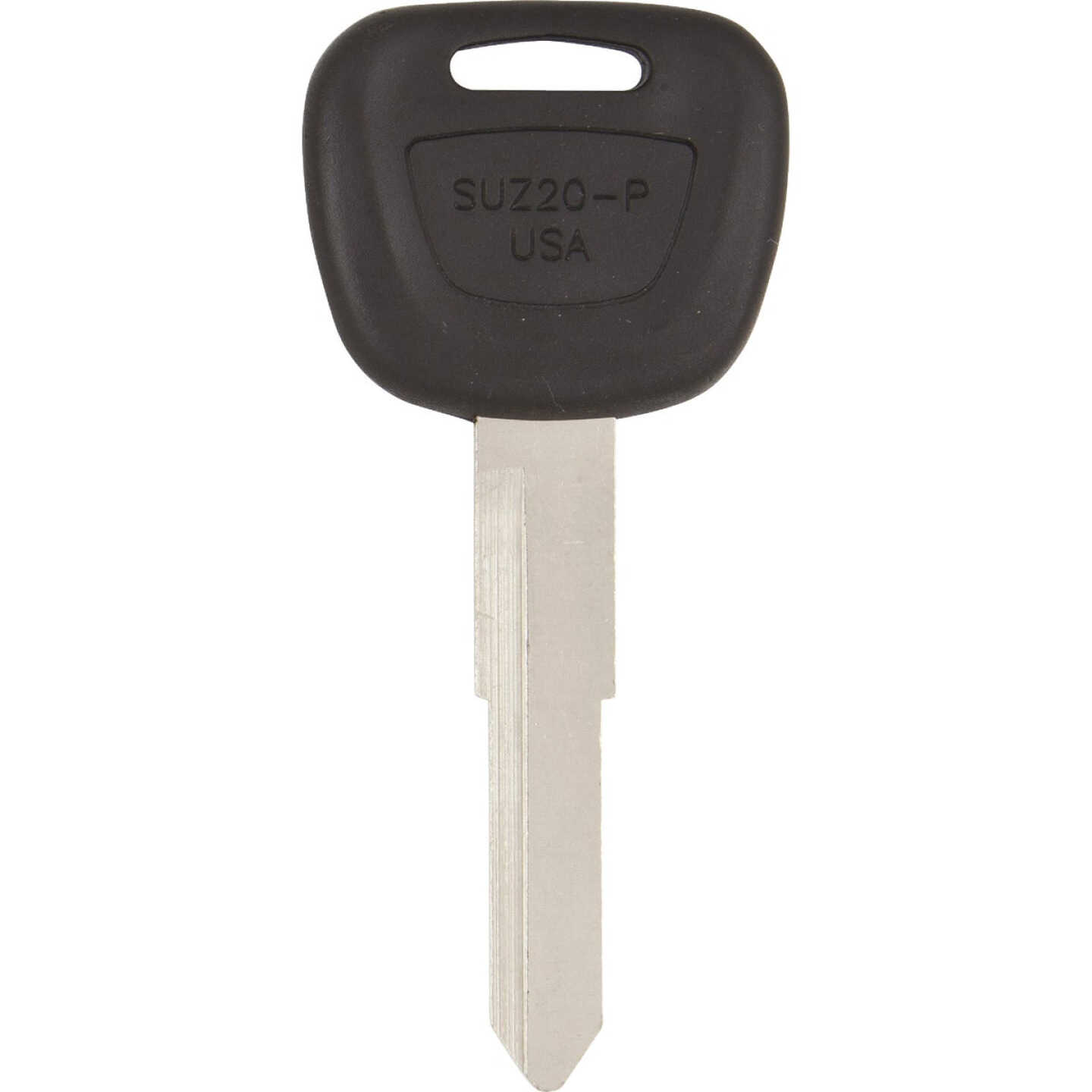 ILCO Suzuki Nickel Plated Plastic-Cap Automotive Key Image 1