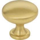 KasaWare 1-3/16 In. Diameter Brushed Gold Cabinet Knob (10-Pack) Image 1