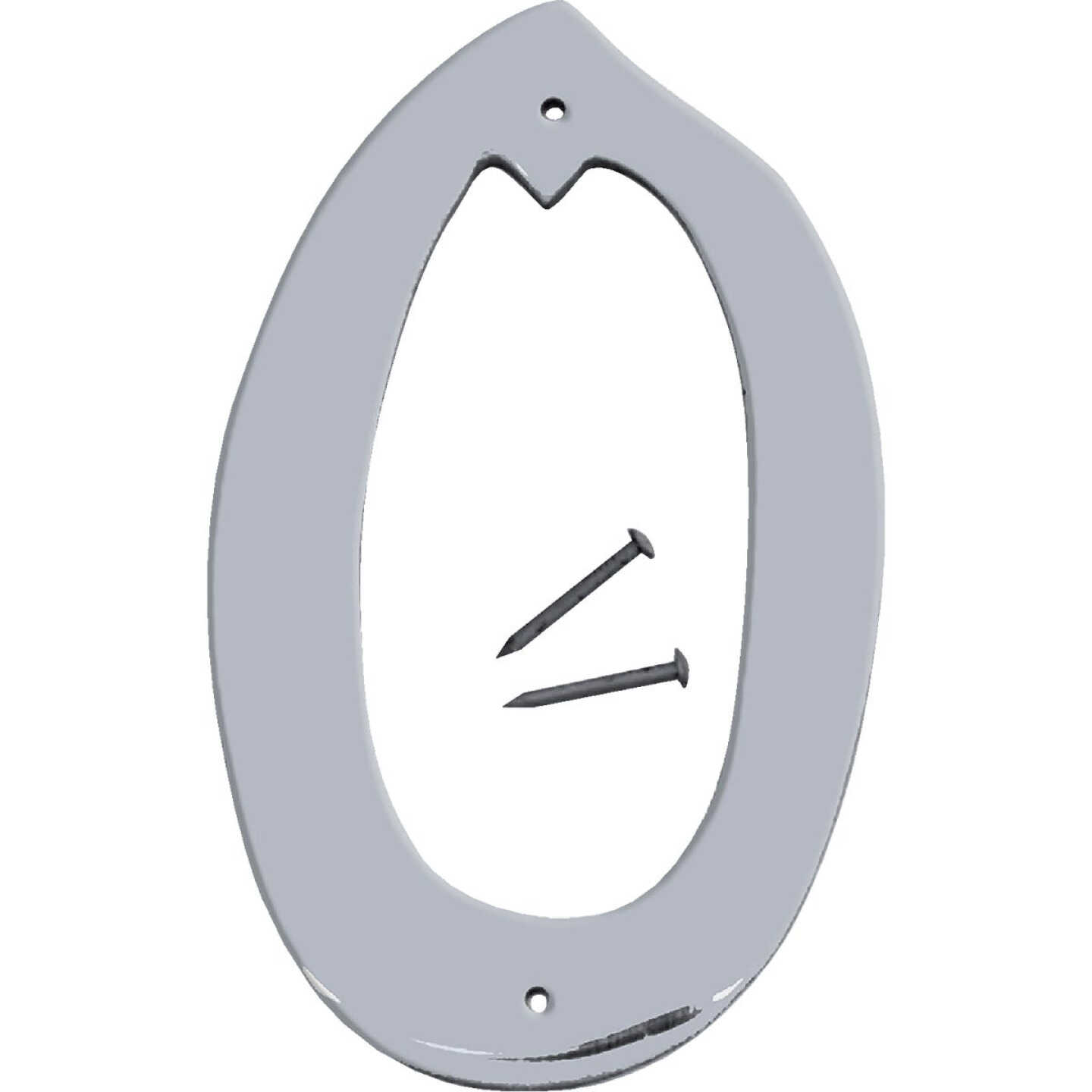 Hy-Ko 4 In. Satin Nickel Number 0 Image 1
