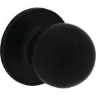 Steel Pro Matte Black Hall & Closet Door Knob Image 1