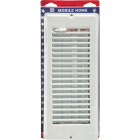 United States Hardware 4 In. x 10 In. x 1-5/16 In. White Steel Floor Register Image 2