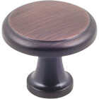 KasaWare 1-3/16 In. Dia. Brushed Oil Rubbed Bronze Cabinet Knob (10-Pack) Image 1