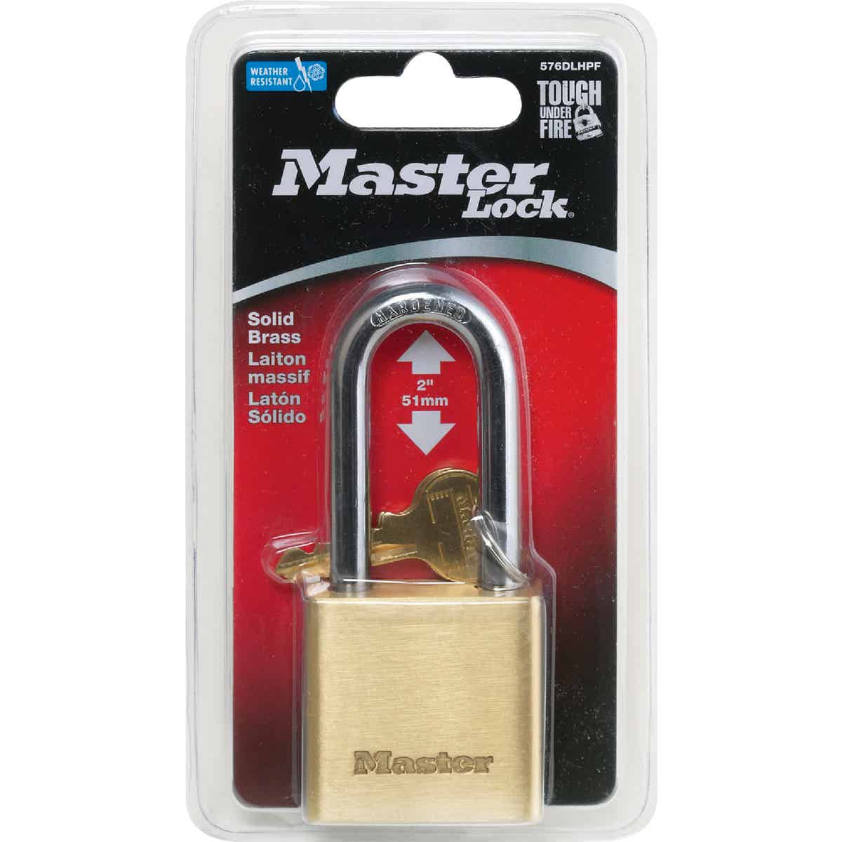 Master Lock 1-3/4 In. Solid Brass Keyed Different Padlock Image 2