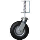 Shepherd Hardware 8 In. Black Flat-Free Universal Swivel Gate Caster Image 1