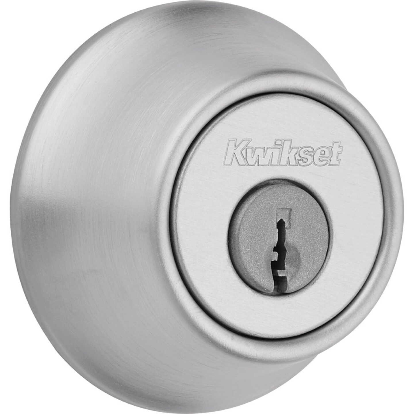 Kwikset 665 Deadbolt, Keyed Both Sides, in Satin Chrome Image 1