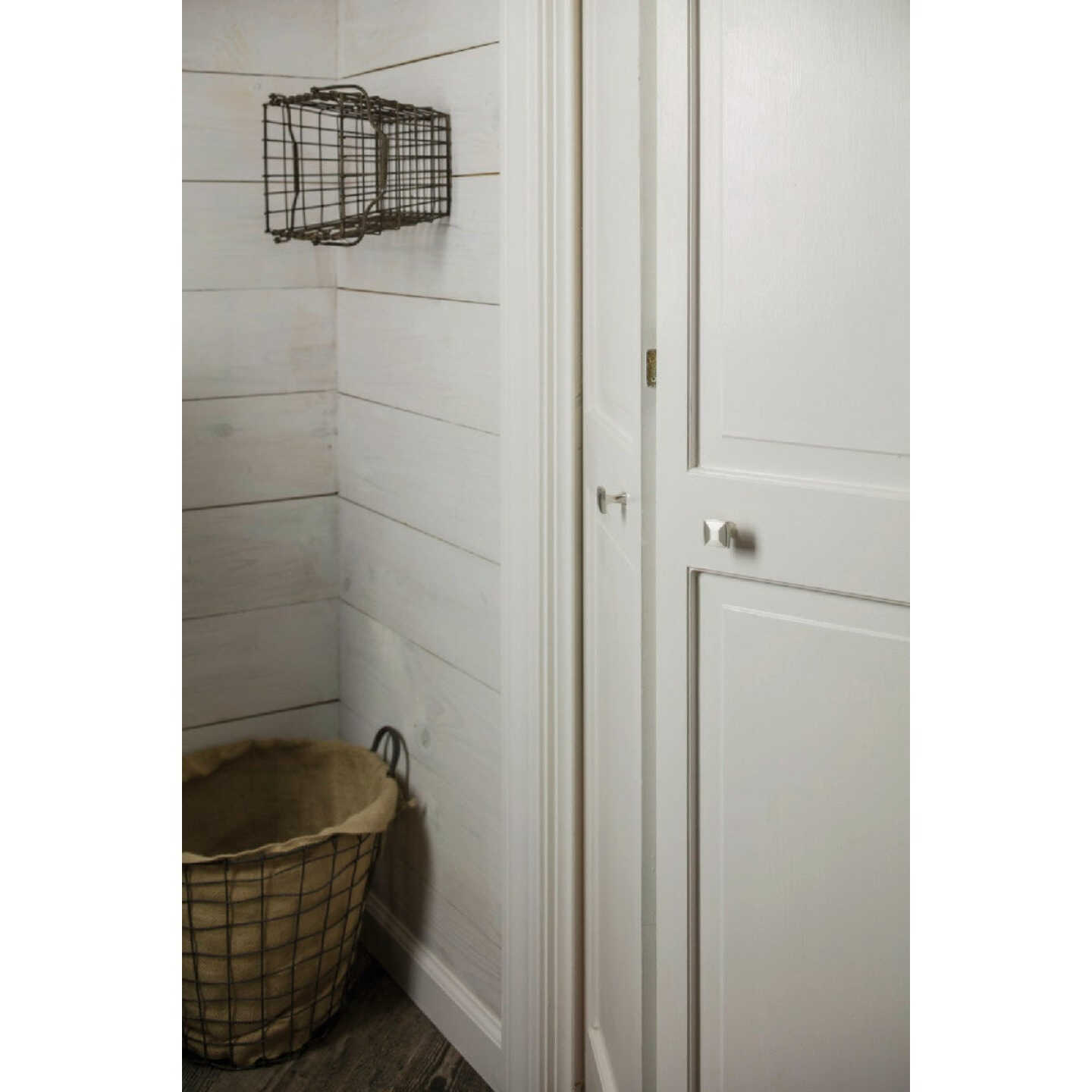 KasaWare 1-1/16 In. Diameter Satin Nickel Plain Square Knob (10-Pack) Image 2