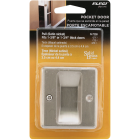 Prime-Line 2-3/4 Satin Nickel Pocket Door Pull Image 2