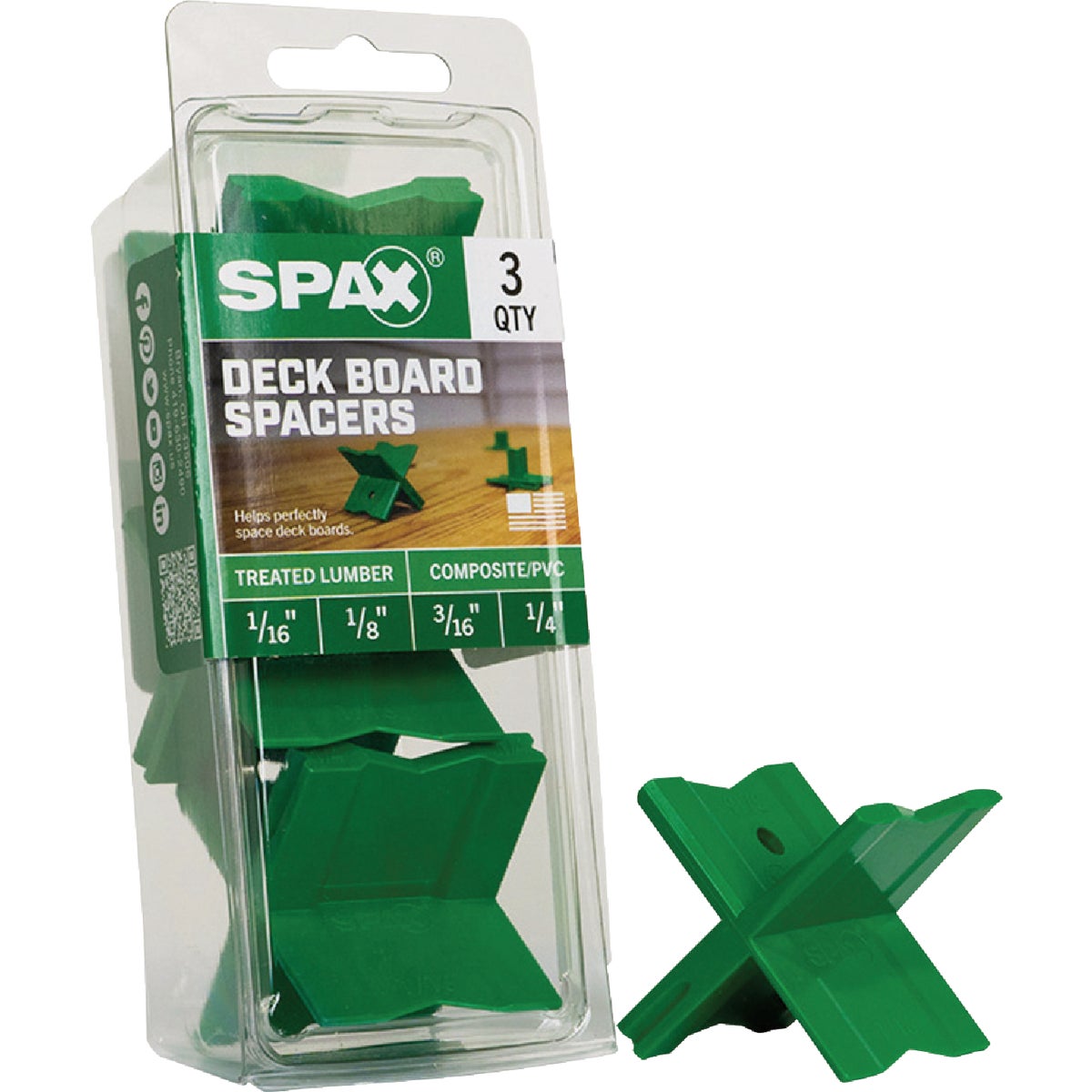 SPAX 4-Sided Deck Board Spacers (3 Ct.) Image 4