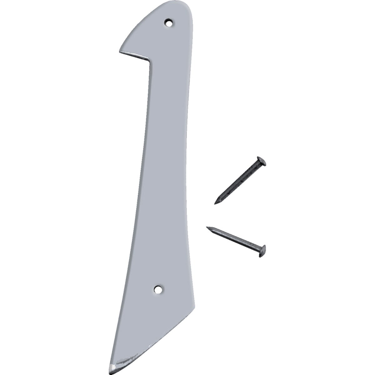 Hy-Ko 4 In. Satin Nickel Number 1 Image 1