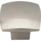 Amerock Sunset 1.5625 In. Square Satin Nickel Cabinet Knob Image 1