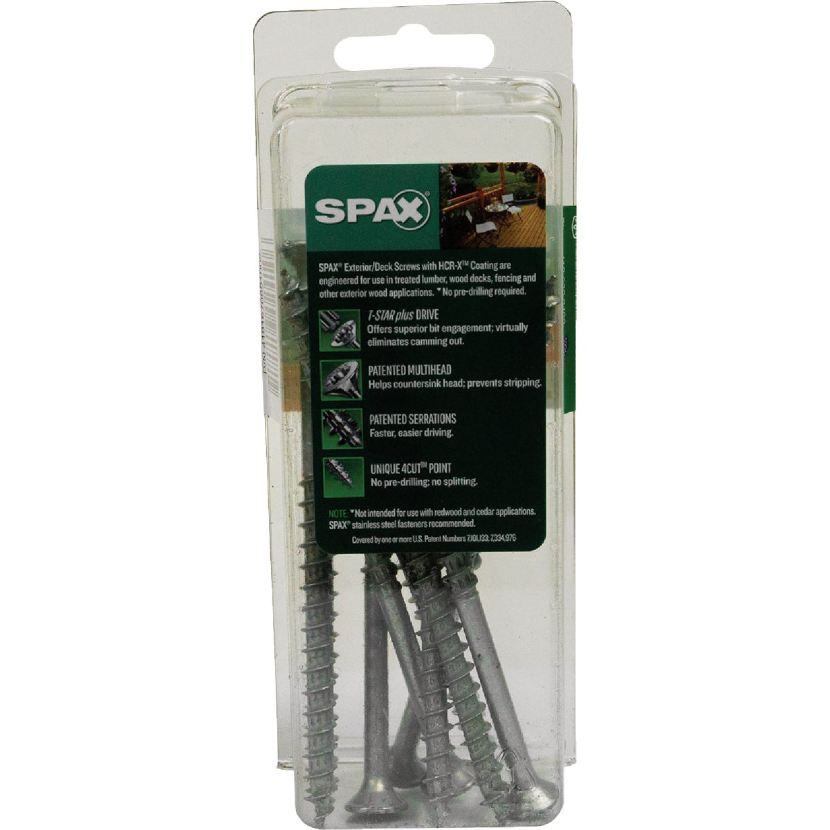 SPAX #14 x 4 In. T30 Plus Flat Head HCR-X (Exterior Rated) Deck Screw (8-Count) Image 5