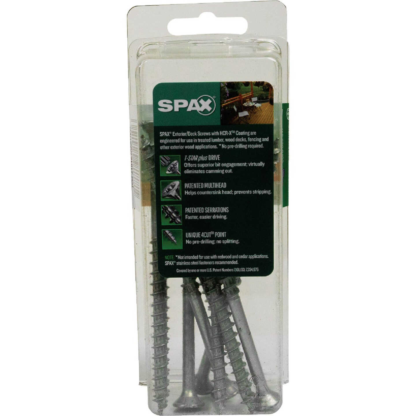 SPAX #14 x 4 In. T30 Plus Flat Head HCR-X (Exterior Rated) Deck Screw (8 Ct.) Image 5