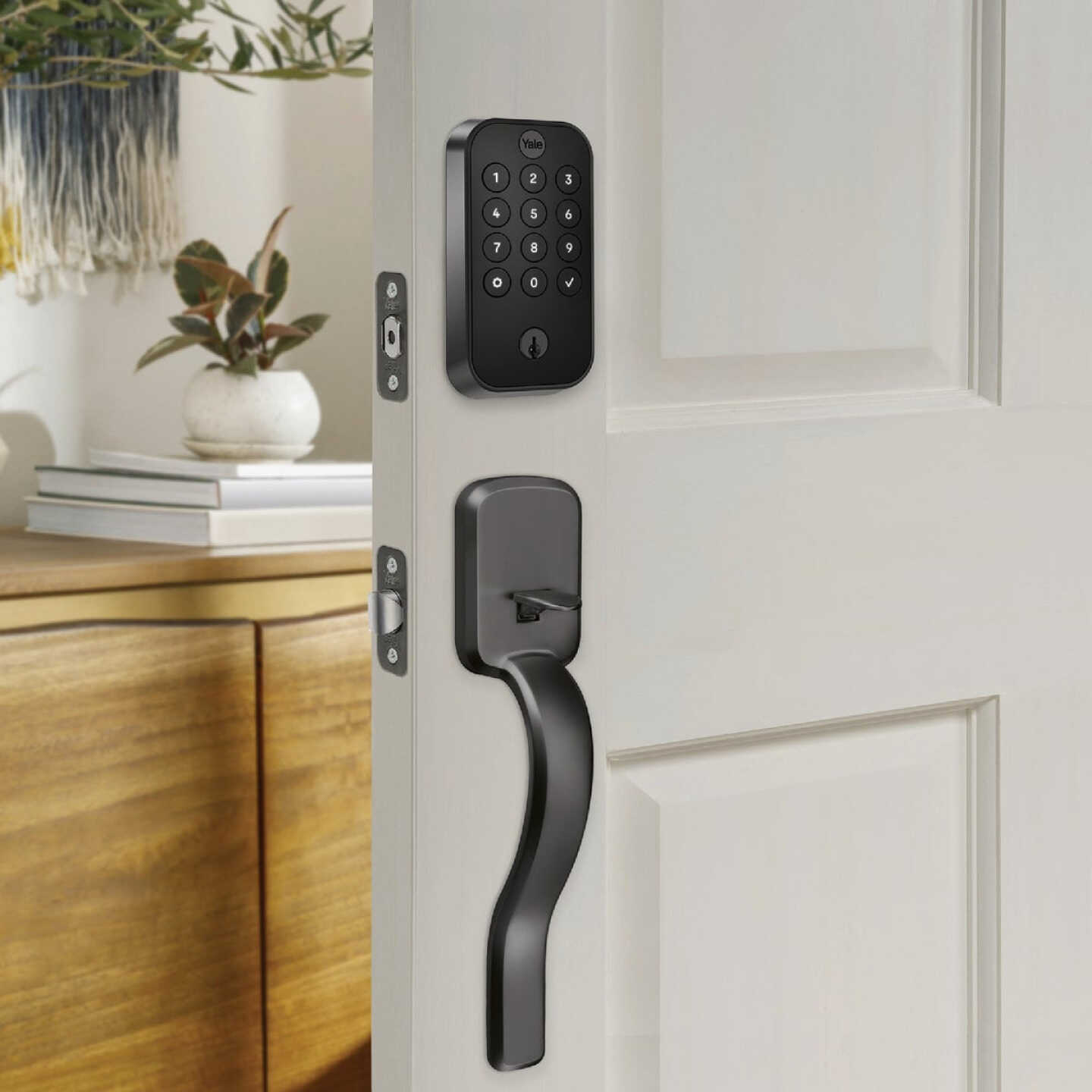 Yale Assure Black Electronic Lock Keypad Deadbolt with WiFi Image 2