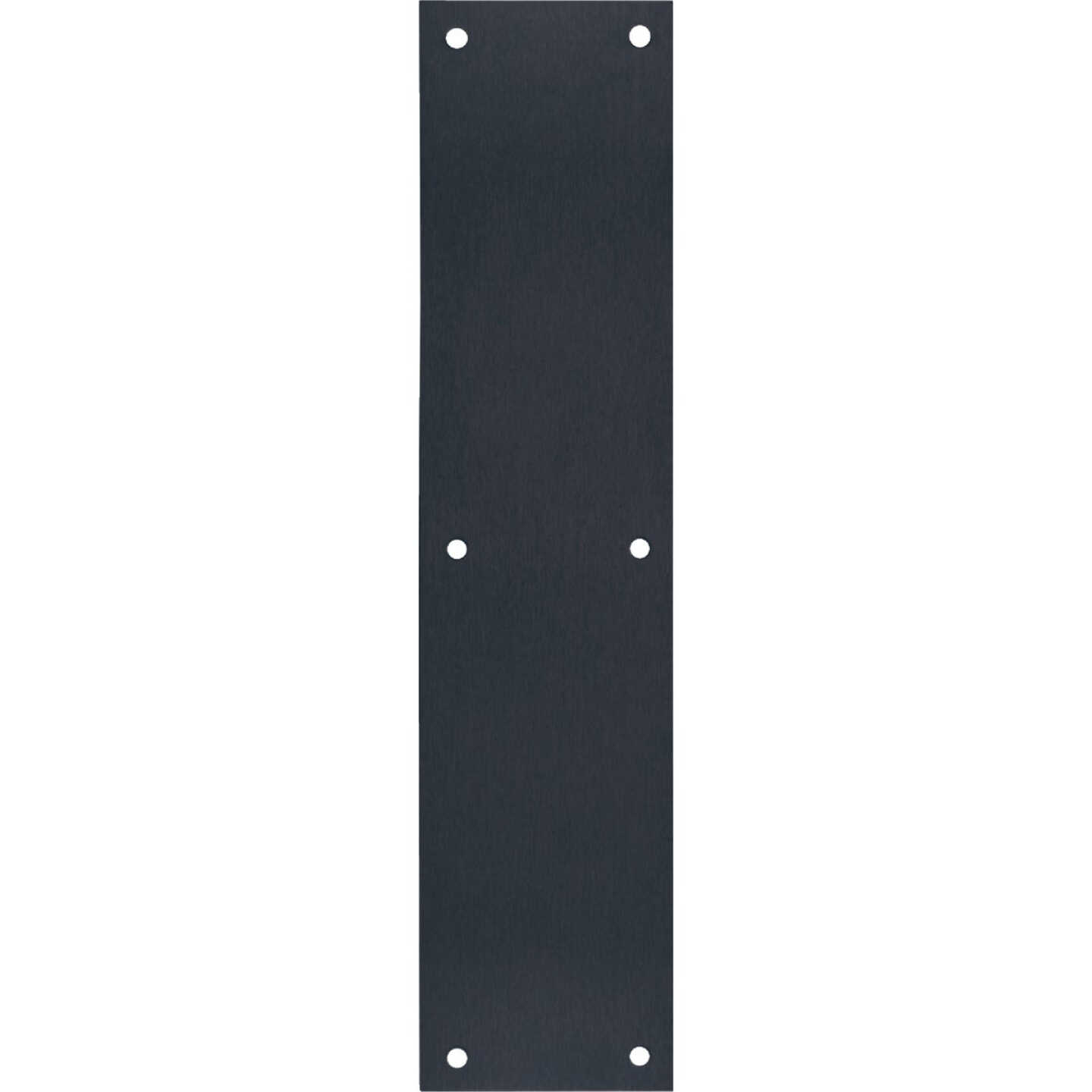 Tell 3.5 In. x 15 In. Matte Black Push Plate Image 1