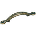 Amerock Nature's Splendor 3 In. Weathered Brass Cabinet Drawer Pull Image 1
