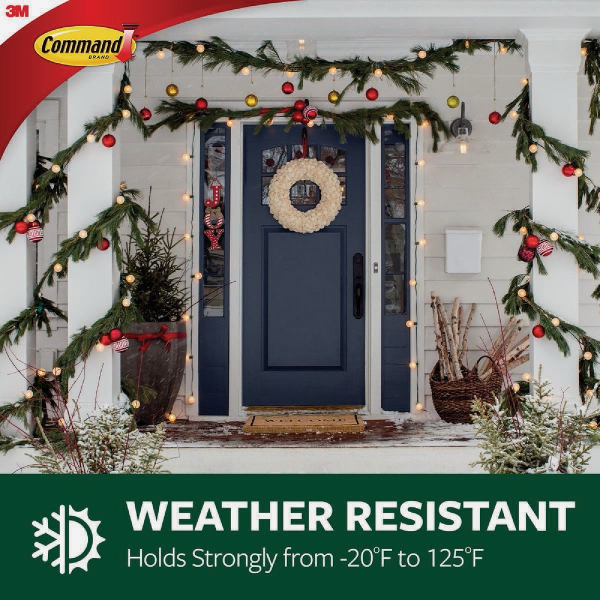 Command Outdoor Forever Classic Large Metal Hook with Foam Strips, Oil Rubbed Bronze, 1 Hook, 2 Strips Image 6