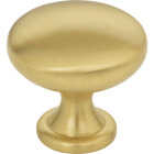 KasaWare 1-3/16 In. Diameter Brushed Gold Cabinet Knob (4-Pack) Image 1