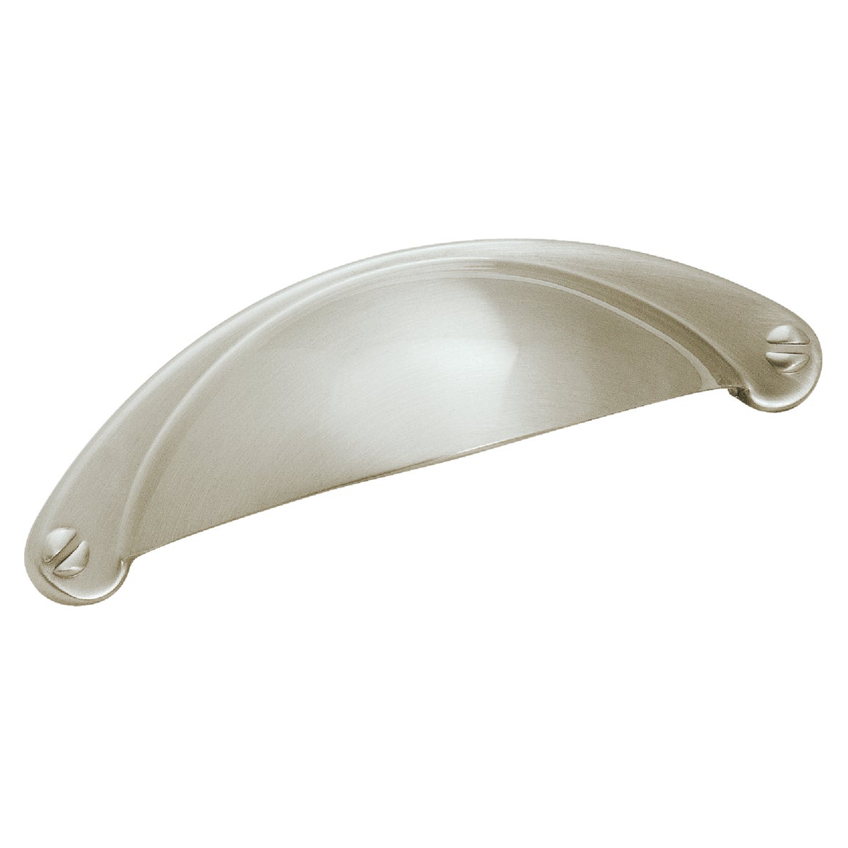 Amerock  2.5 In. Satin Nickel Cup Cabinet Drawer Pull