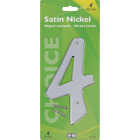 Hy-Ko 4 In. Satin Nickel Number 4 Image 2