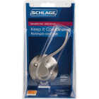 Schlage Accent Left-Handed Satin Nickel Dummy Door Lever Image 2