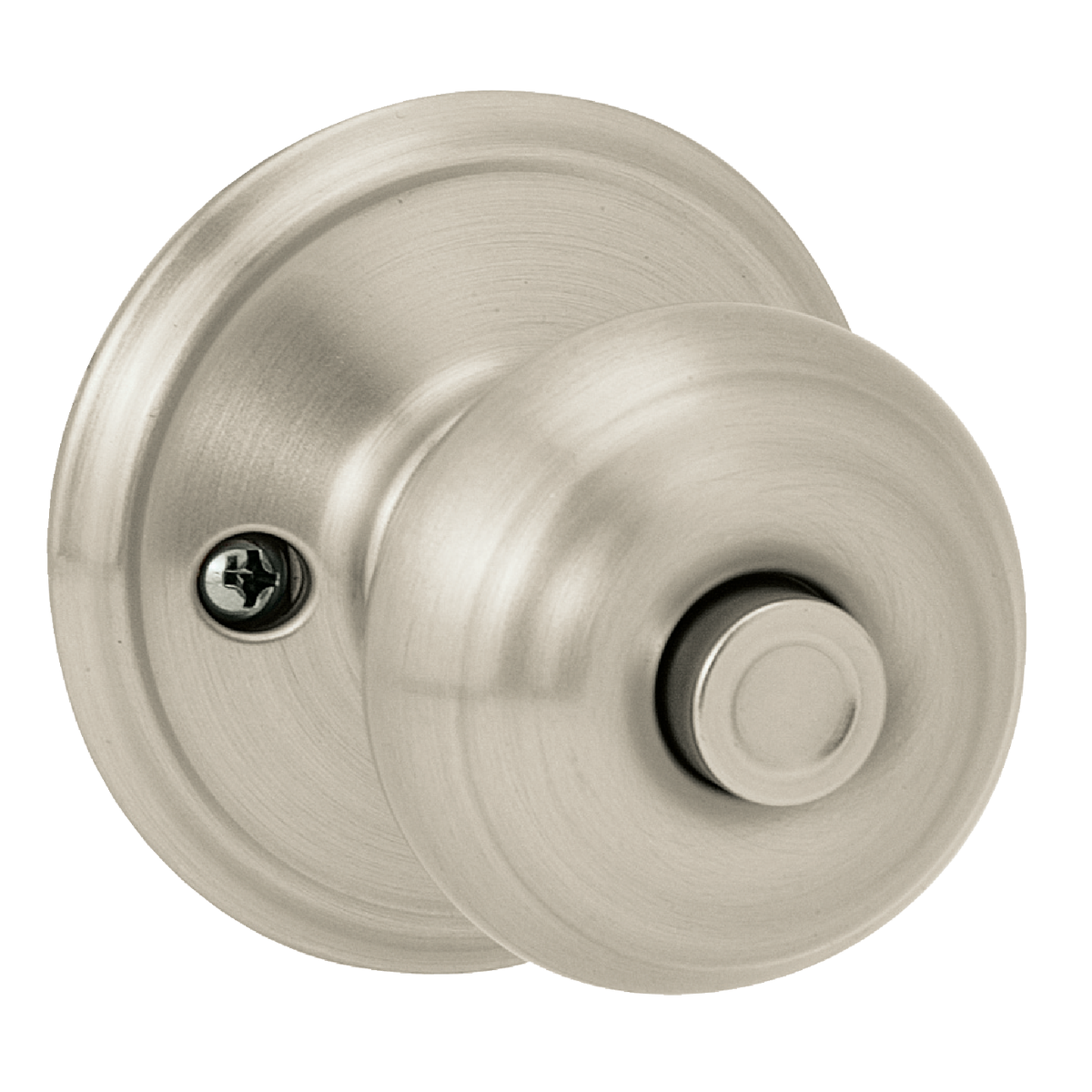 Schlage Georgian Satin Nickel Bed & Bath Door Knob