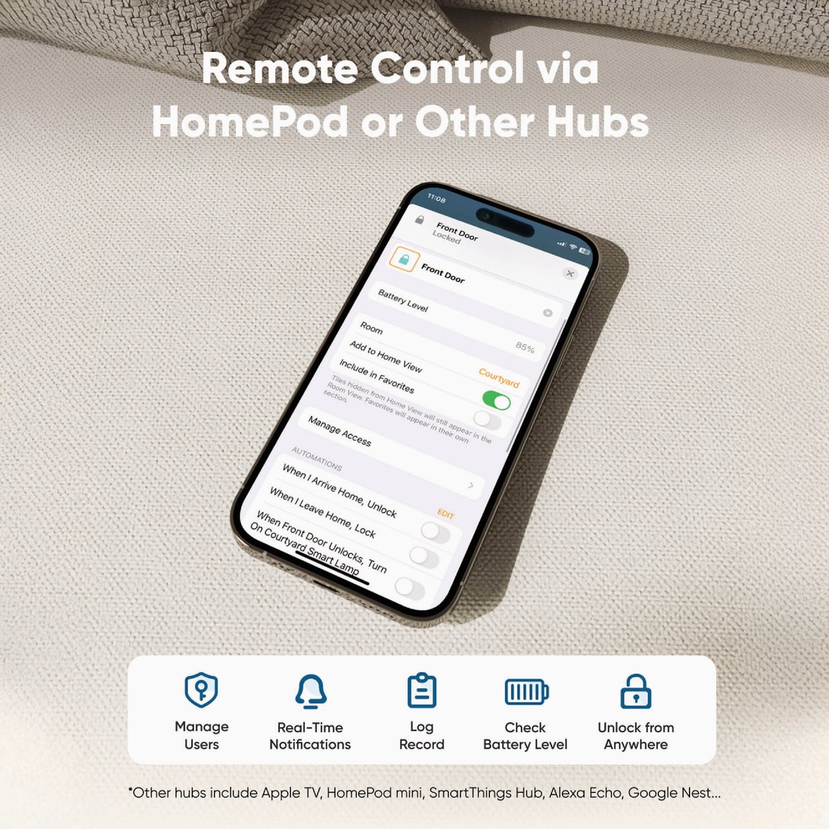 eufy Smart Lock E31 Fingerprint Keyless Entry Door Lock Image 5