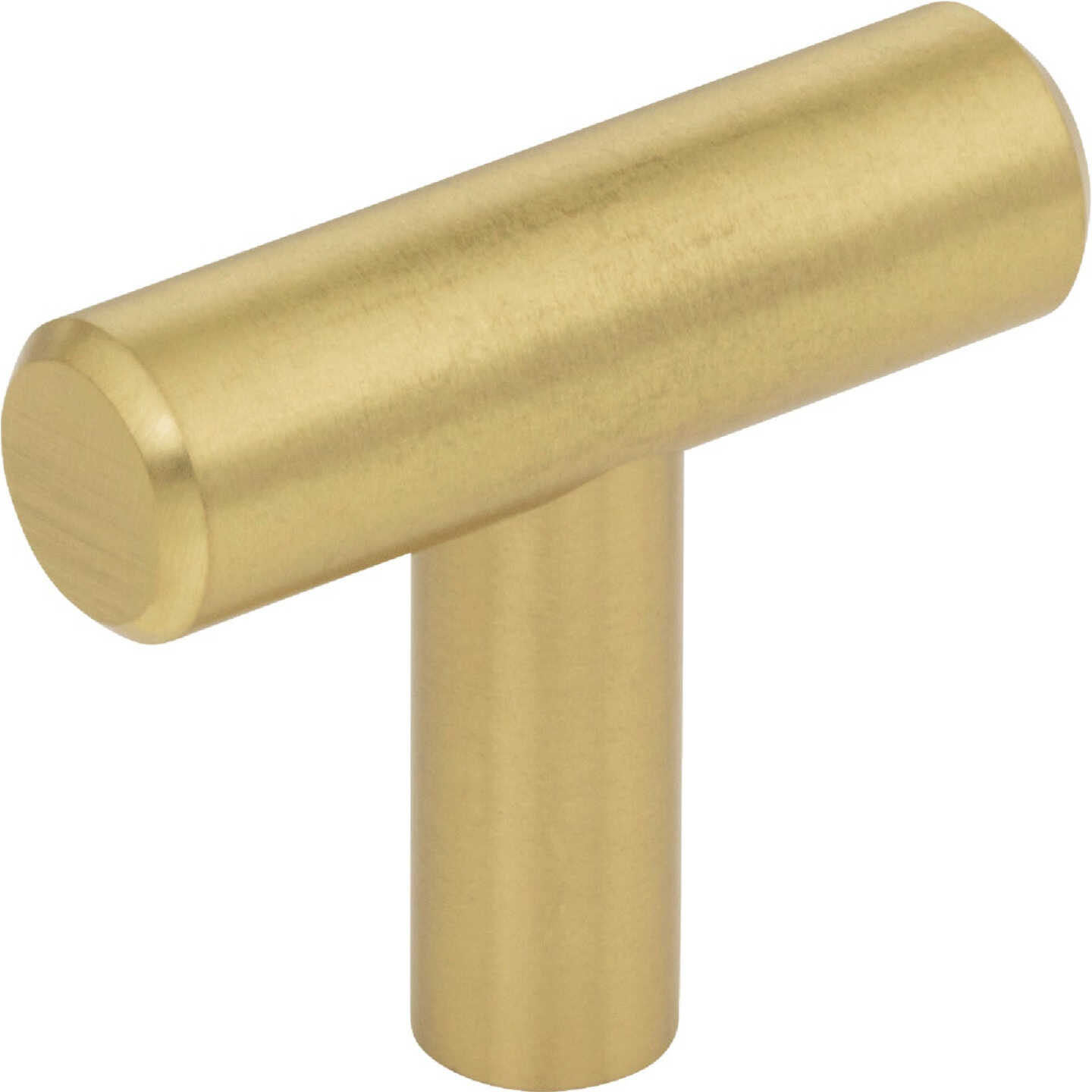 KasaWare 1-1/2 In. Overall Length Brushed Gold Cabinet T-Knob (4-Pack) Image 1