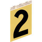 Hy-Ko Aluminum 3-1/2 In. Non-Reflective Adhesive Number Two Image 1