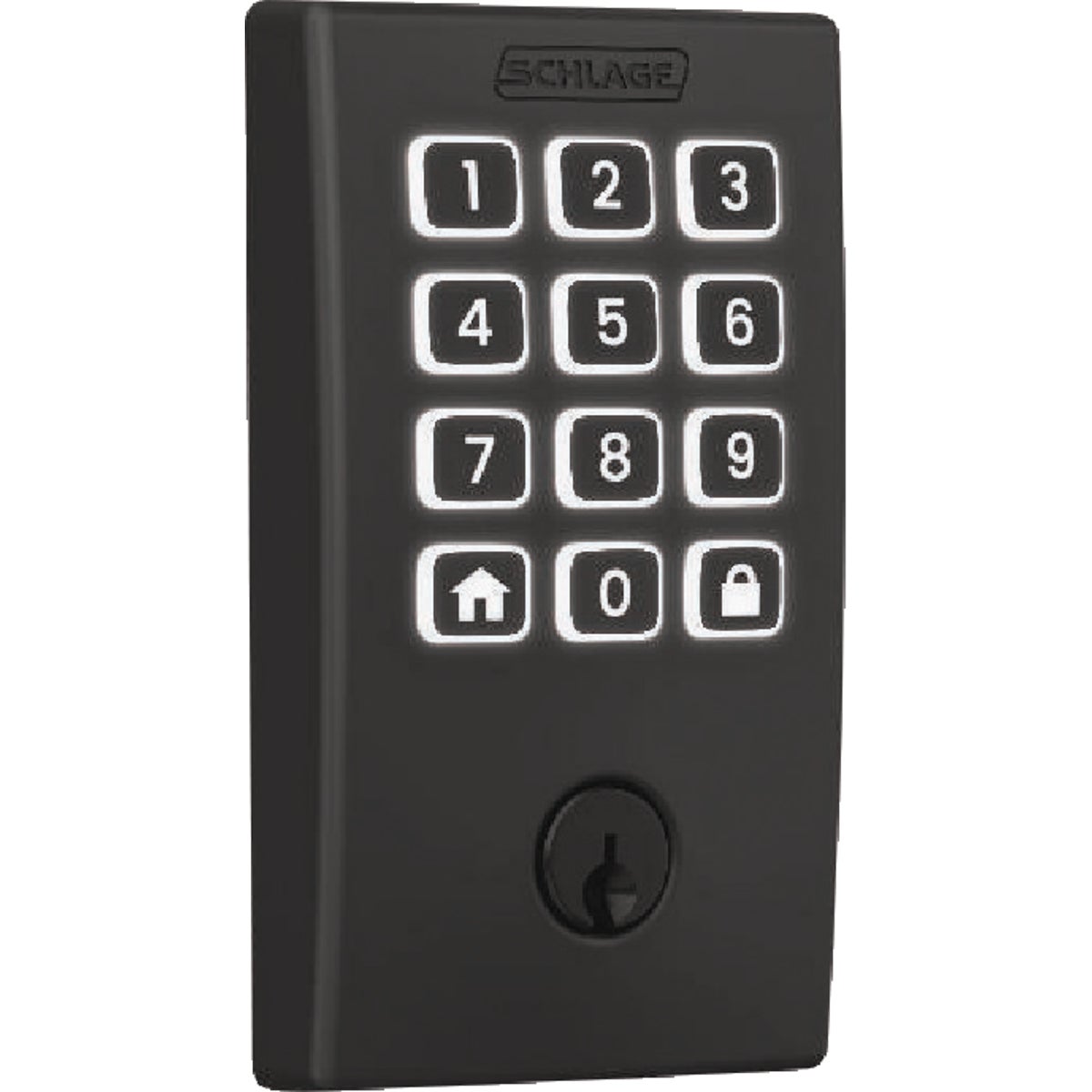 Schlage Arrive Century Matte Black Smart WiFi Deadbolt Image 3