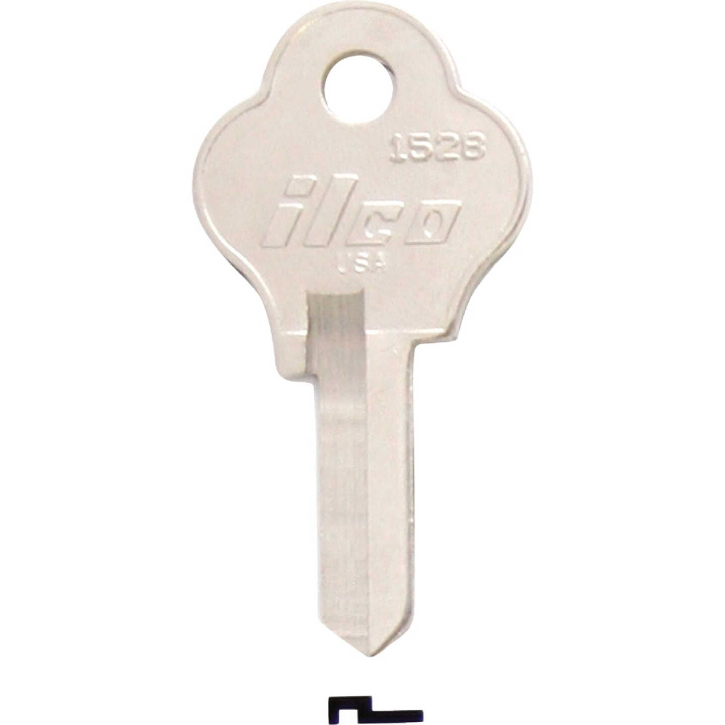 ILCO EMCO Nickel Plated Storm Door Key, 1528 (10-Pack) Image 1