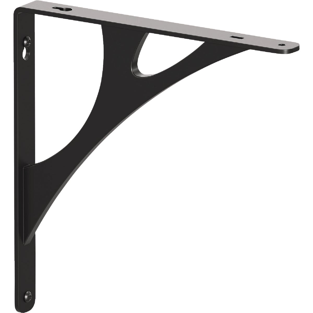 Knape & Vogt Manhattan 8 In. Black Decorative Bracket
