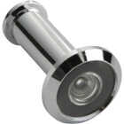 First Watch 130 Deg. Chrome Wide Angle Door Viewer Image 1