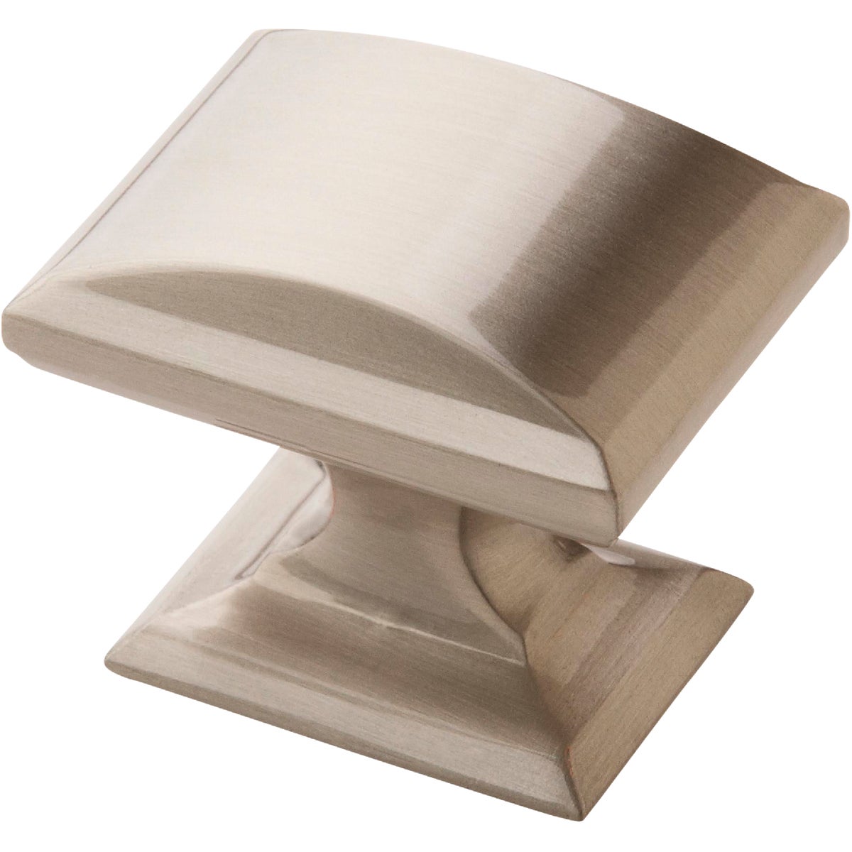 Amerock Candler Rectangle Satin Nickel Cabinet Knob (5-Pack)