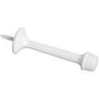 National Hardware Heavy Duty 3 In. Rigid Door Stop, White Image 1