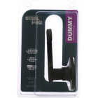 Steel Pro Matte Black Right Hand Dummy Door Lever Image 2