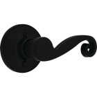 Steel Pro Matte Black Right Hand Dummy Door Lever Image 1