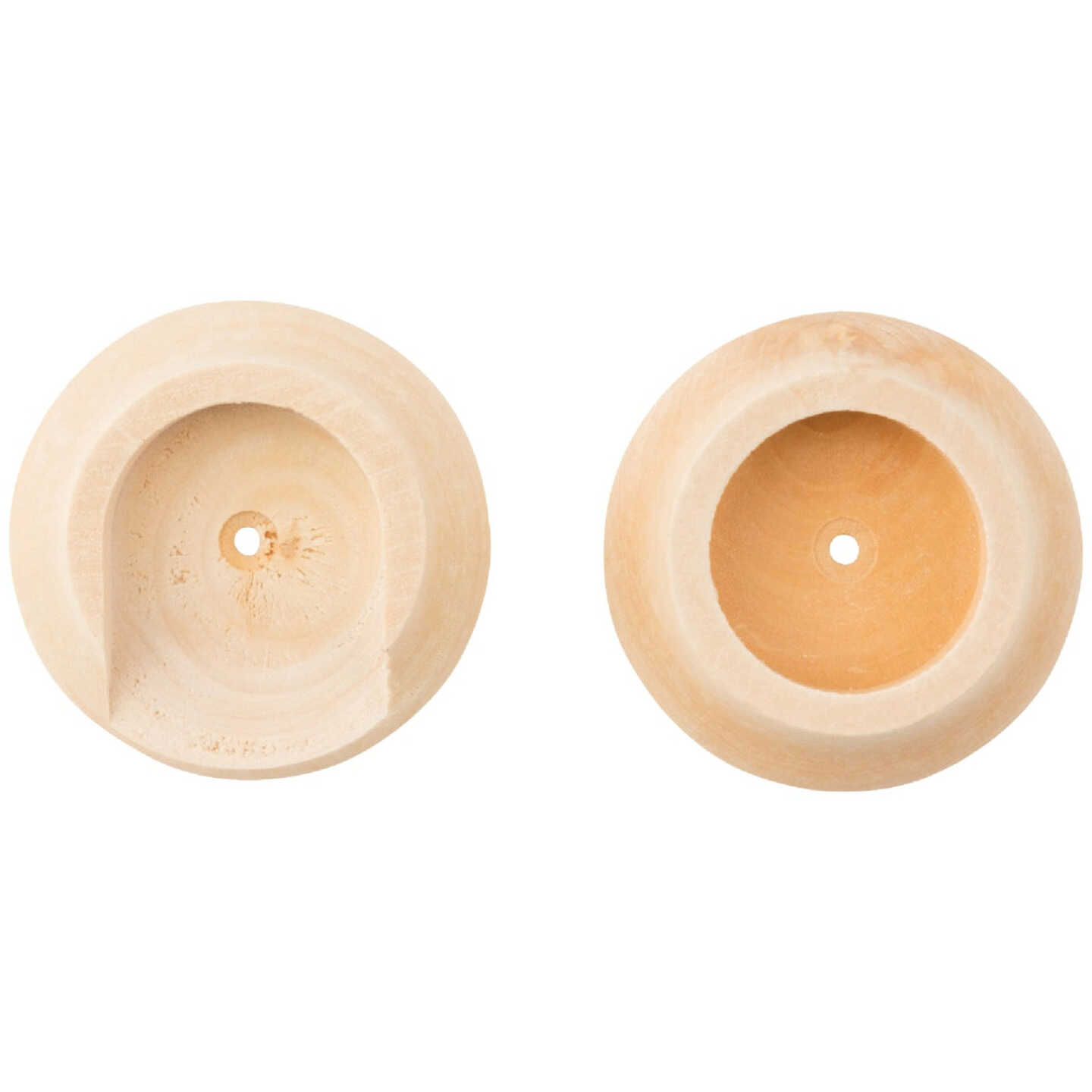 National Hardware 1-3/8 In. Natural Wood Closet Rod Socket (2-Pack) Image 5
