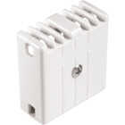 Rubbermaid White Wardrobe Shelf Joiner Plate Image 1