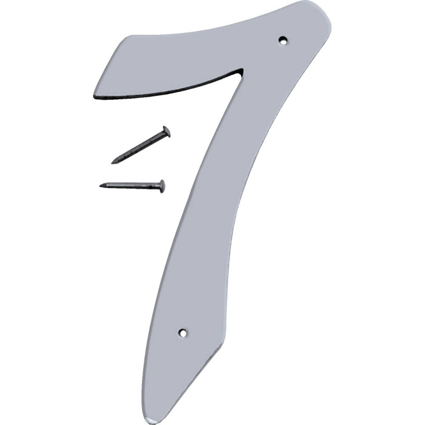 Hy-Ko 4 In. Satin Nickel Number 7 Image 1