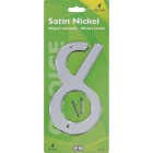 Hy-Ko 4 In. Satin Nickel Number 8 Image 2