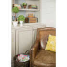 KasaWare 1-1/16 In. Diameter Satin Nickel Plain Square Knob (4-Pack) Image 2