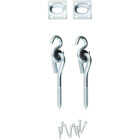 National Hardware Zinc Plated with WeatherGuard Steel Lag Screw Swing Hook Kit (2-Pack) Image 1
