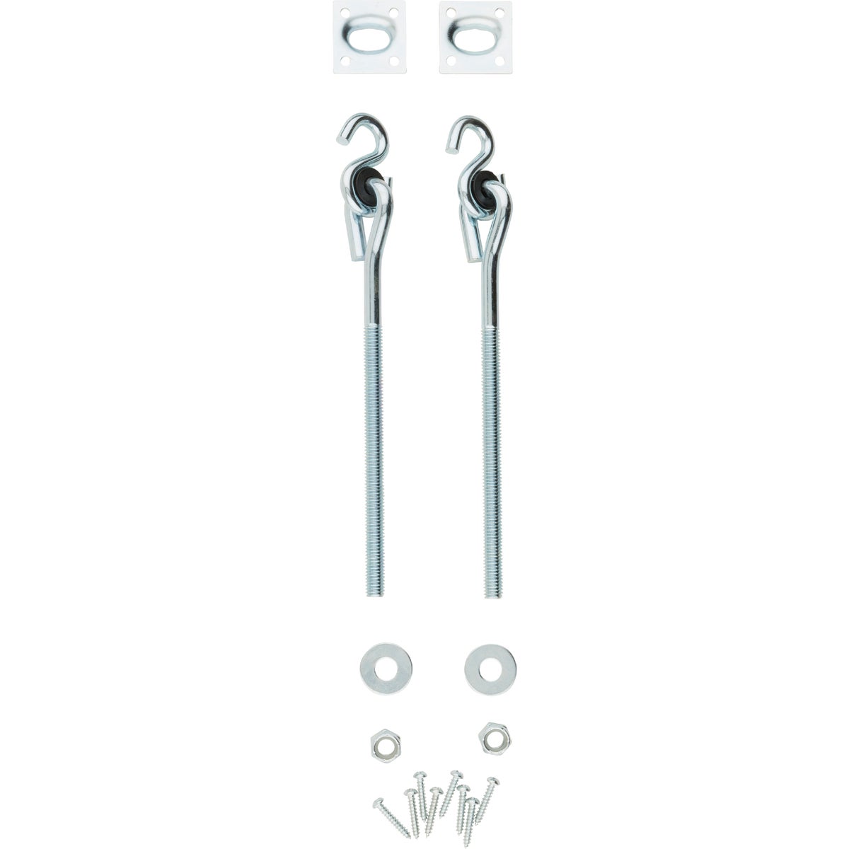 National Hardware Zinc Plated with WeatherGuard Steel Bolt Swing Hanger Kit (2-Pack)